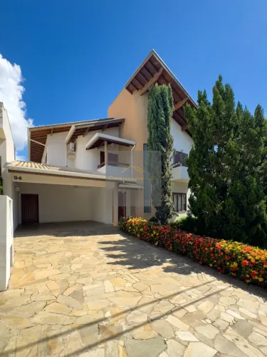 Casa em Condomínio de Luxo na Vila Borghese, Indaiatuba-SP: 4 Quartos, 4 Suítes, 3 Salas, 