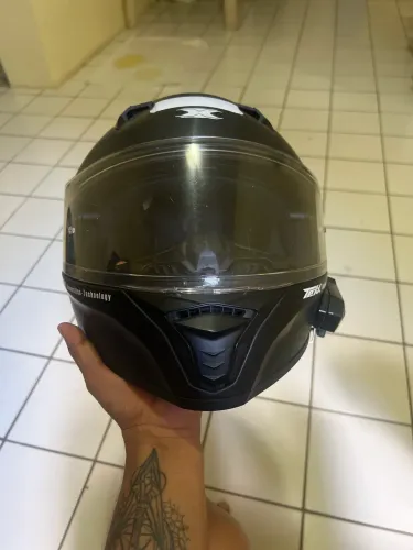 Capacete texx com intercomunicador 