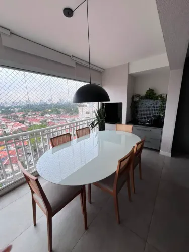 Belíssimo apartamento com 121 m² - 3 quartos (1 suíte) varanda gourmet, 2 vagas - São Paul