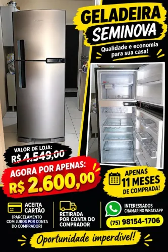 Geladeira Brastemp Semi Nova