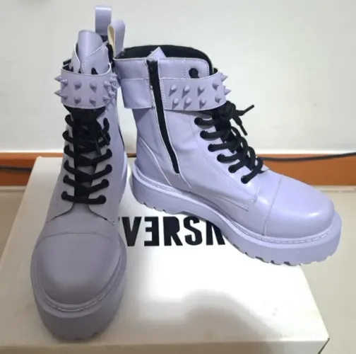 Coturno 38 Bulky Psycho Lavanda Reversa