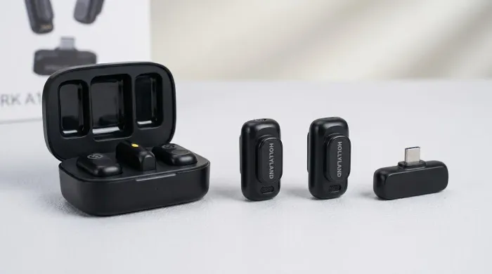 Microfone Lapela Sem Fio Hollyland Lark A1 Mini Duo USB-C - Novo Lacrado