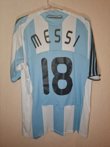 Camisa Argentina 2008 #18 Messi - G