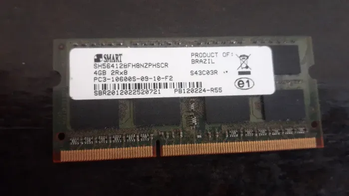 Memória Ram 4 GB DDR3 Notebook SH564