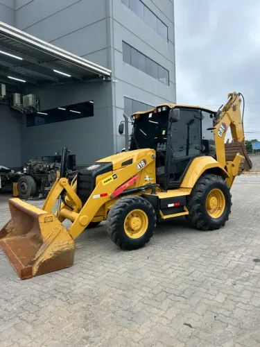 Retro Escavadeira Caterpillar 416