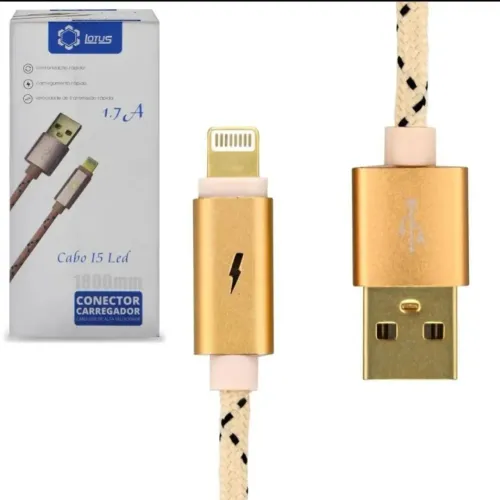 Cabo iPhone com led