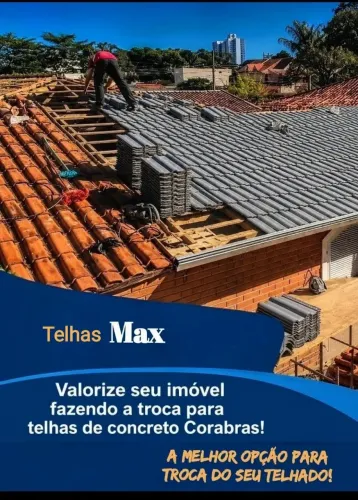 TELHAS DE CONCRETO MAX CORABRAS