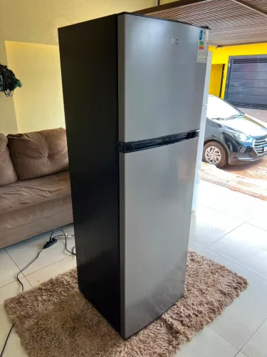 Geladeira Inox HQ 300lts Frost Free Semi Nova - Entrega Grátis
