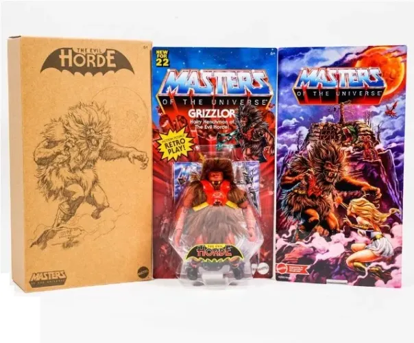 Masters Of The Universe Origins Grizzlor Mattel Creations Lacrado e caixa Parda Original