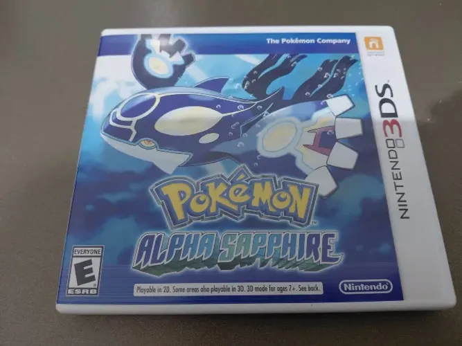 Caixa vazia Jogo pokemon alpha sapphire 3DS - Nao acompanha jogo