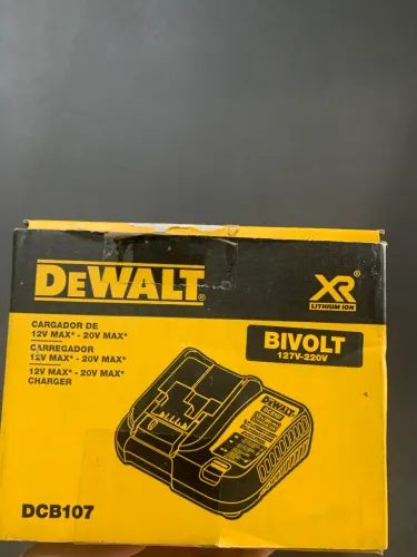 Carregador dewalt 