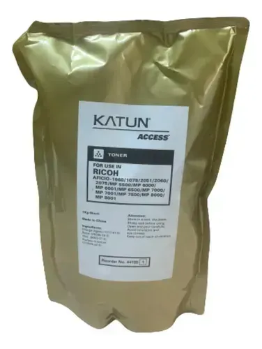 Toner em Bag Ricoh Aficio 1060 1075 885400 Type 6110D 6210D | Katun Access 1kg