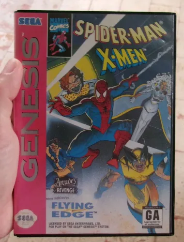 Spider-man X-men Arcade's Revenge Sega Genesis Mega Drive