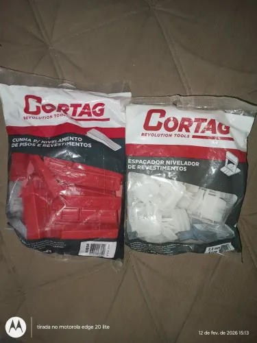 Espaçador nivelador e Cunha para porcelanato ou cerâmica 