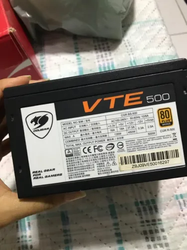 Fonte cougar 500w 80 plus bronze