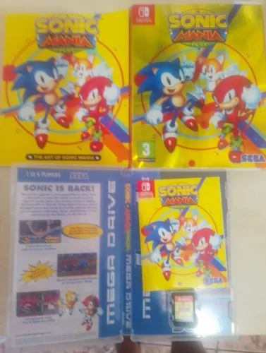 Jogo original Nintendo Switch - versão especial Sonic Mania 