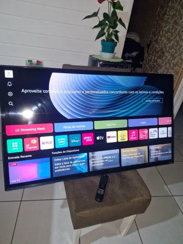 Smart tv LG 50p 4k..aceito cartao