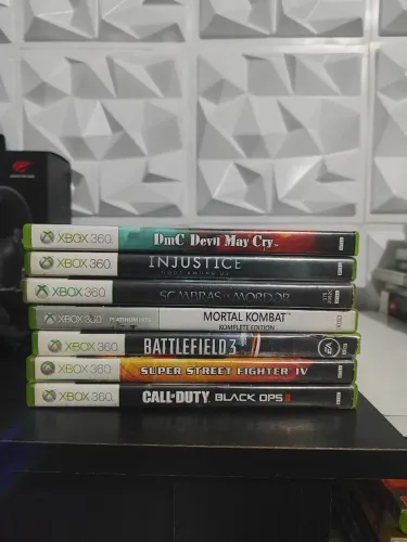 Lote 7 Jogos xbox 360