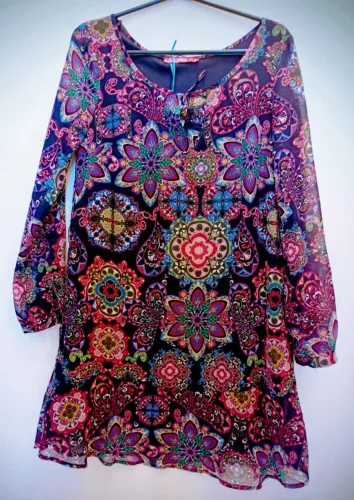 Vestido Folk - C&A