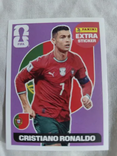 Figurinha extra legend Cr7 