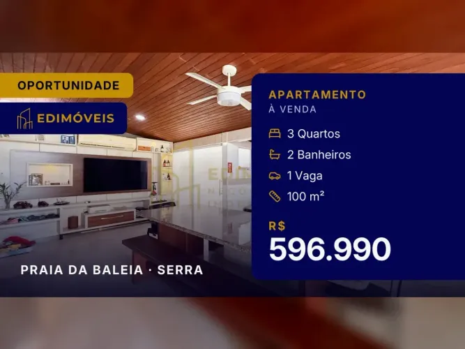 Garden 3 quartos na Praia da Baleia, ideal para quem busca sofisticação