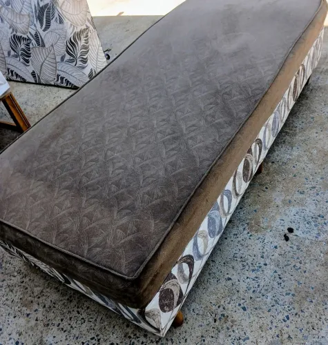 Cama box solteiro espuma confortável entrego 