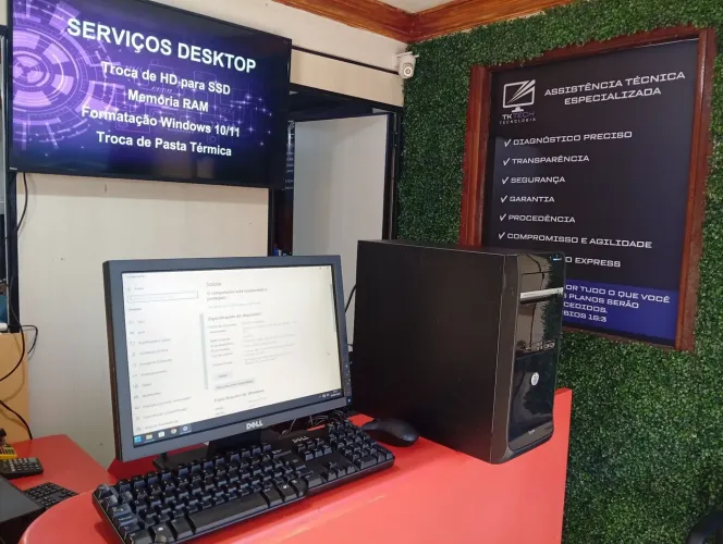 Computador completo Core i3 2° GEN 8GB de RAM 500GB de HD Windows 10 Pacote office