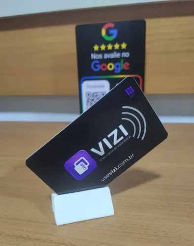 Cartão de Visita Físico e Digital Com NFC e QR Code Pagina online Incluso
