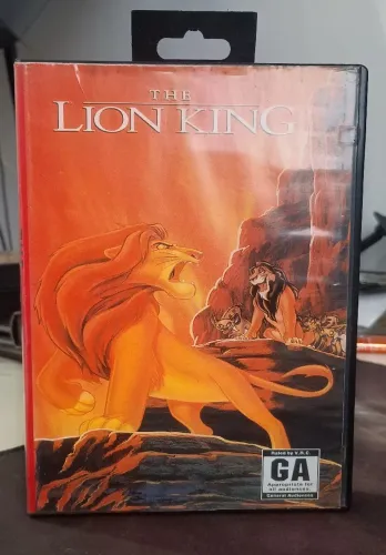 Jogo rei leão mega drive (na caixa)