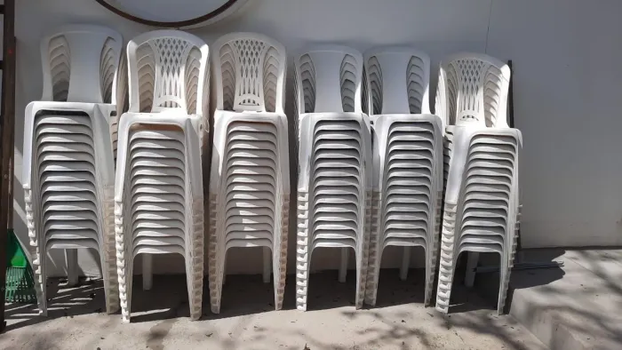 Cadeira de plástico