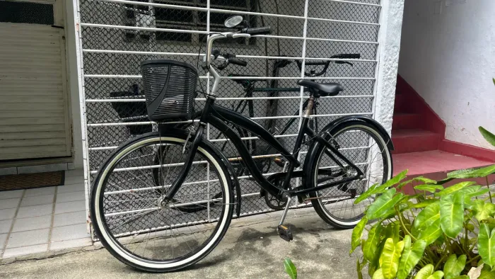 Bike preta retrô/vintage
