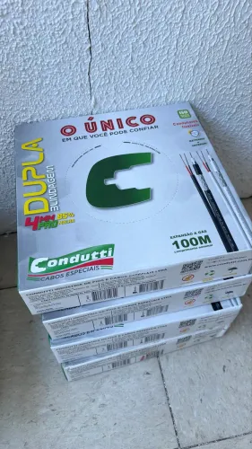 CABO CFTV 4mm- 2PX26 AWG 400M Fast cam