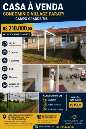 Vendo casa em condomínio