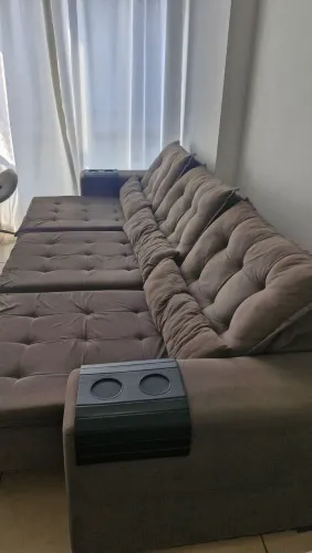 Sofá 3 lugares retrátil
