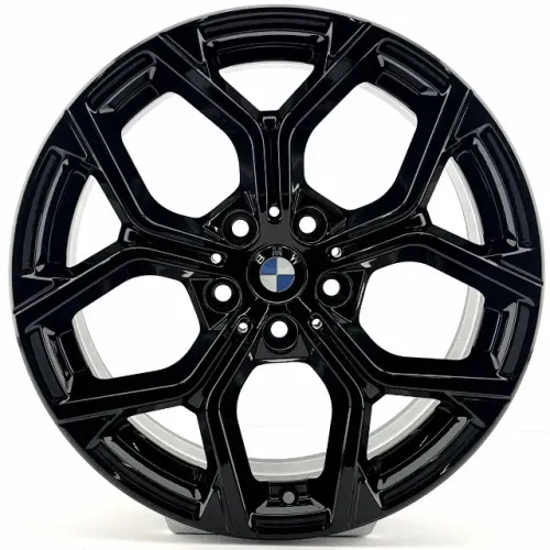 JOGO DE RODAS ORIGINAIS BMW X1 ARO 18X7,5 PRETO BRILHANTE 5X112 ET51 SEMINOVAS