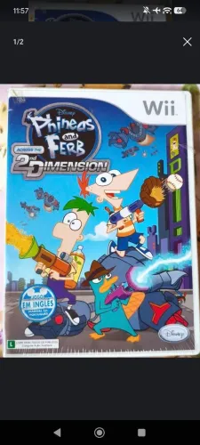 Phineas Ferb Across the 2nd dimension NINTENDO Wii