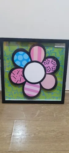 Quadros Originais Romero Britto 45x45cm - R$ 350 cada ou R$ 600 o par