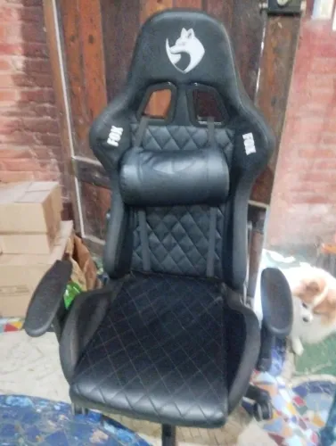 Cadeira gamer Fox com LED - perfeito estado