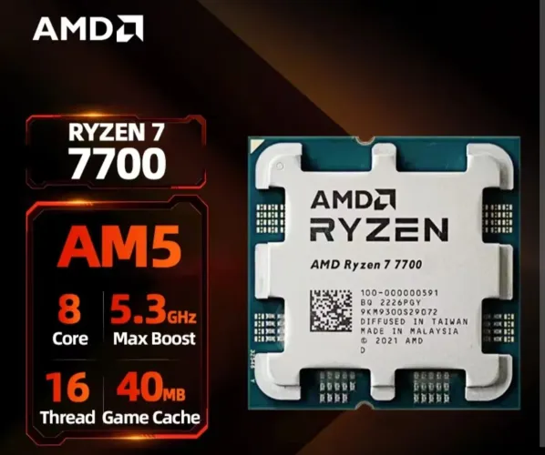 Processador AM5 AMD Ryzen 7 7700