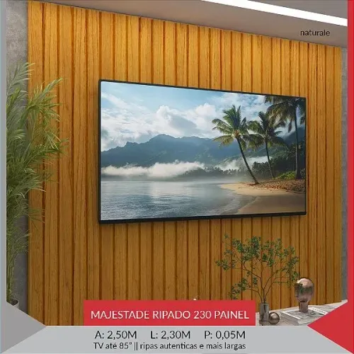 Painel Majestade ripado 230 - MEDIDAS 2.50x2.30