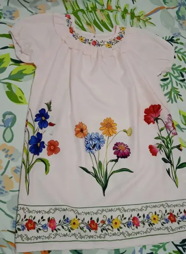 Vestido Floral Infantil Novo