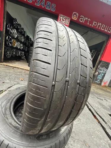 Pneu 225/45/17 Pirelli cinturato p7 por 380$ seminovo peça única instalado