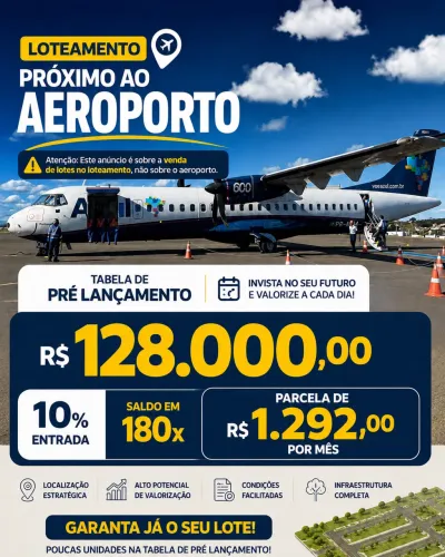 Terrenos próximo ao aeroporto de Pato Branco.