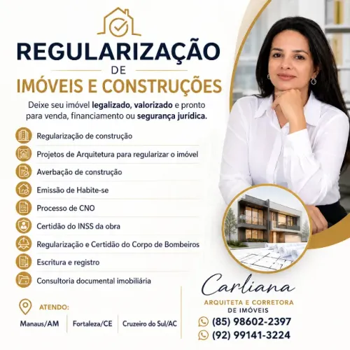 Regularização de imóveis  e Arquitetura