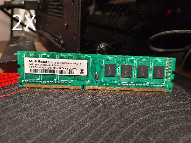 Memória Ram Multilaser 2x 4GB DDR3 1600MHz