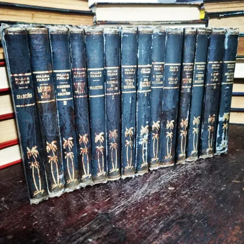 Coleção Antiga Malba Tahan - Editora Conquista (Anos 50) - 14 Volumes