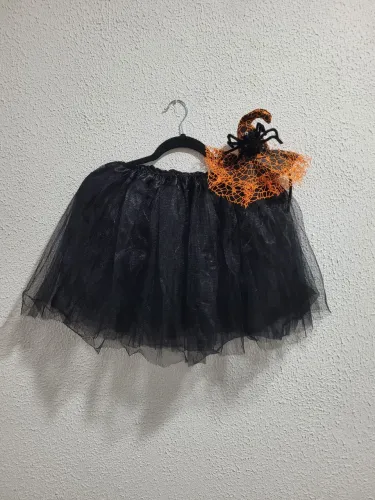 Saia Tule + Tiara de Bruxa