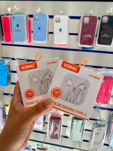 FONE DE OUVIDO TIPO C../..FONE DE OUVIDO PARA IPHONE