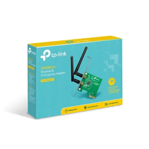 Adaptador Wireless N PCI Express TP-Link, 300Mbps, TL-WN881ND