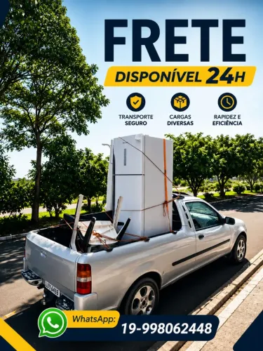 Frete disponível 24h